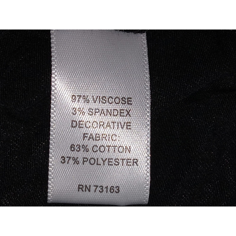 Cable & Gauge Womens Black Top Cardigan Long Sleeve Stretch Size 3X Plus - Picture 6 of 13